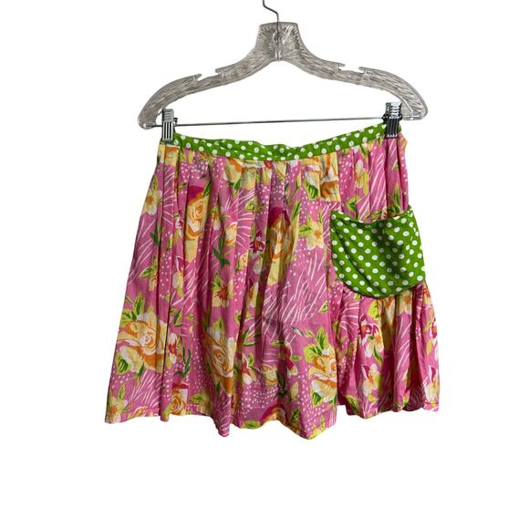 Cupcakes and Cartwheels Floral Polka Dot Apron - Picture 1 of 5